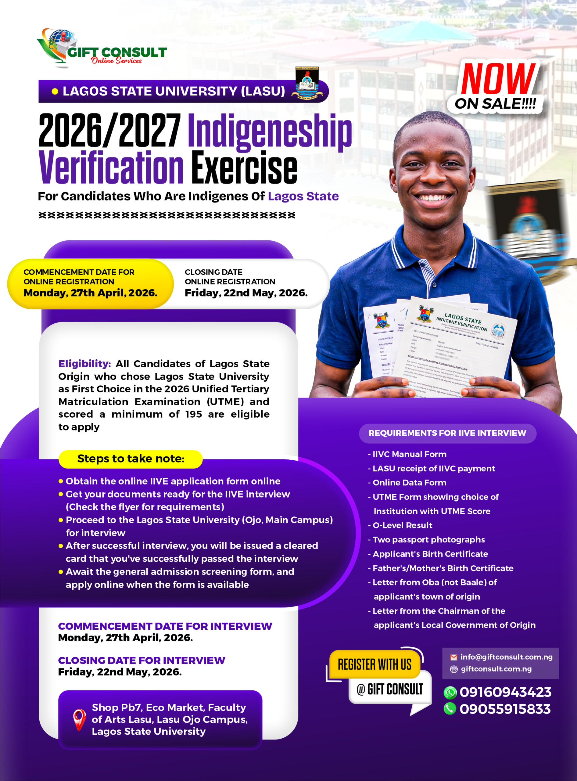 LASU IIVE Begins