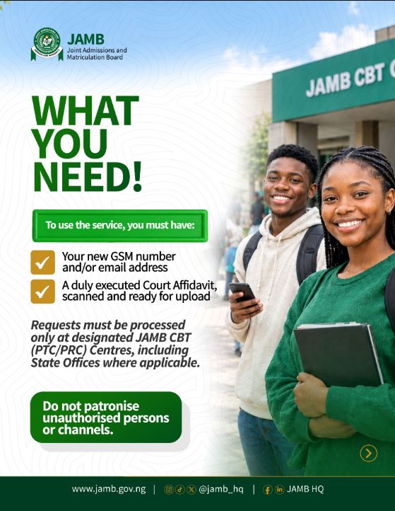 jamb sim/email swap