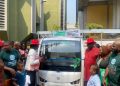 UNILAG unveils solar-powered buses, new logo